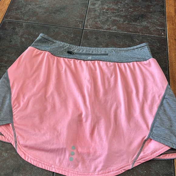Little Donkey Gray and Pink Athletic Skirt with Zipper Sz L - Picture 6 of 11